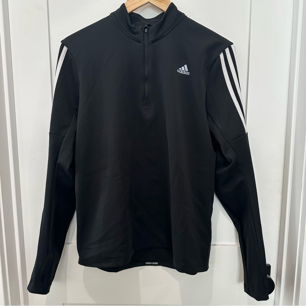 NWOT Women’s Adidas running climalite quarter zip size L